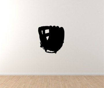Baseball Glove Vinyl Wall Decal