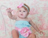 Size 4-7x Lace Romper Set. Lace Romper-Ruffle Romper-Petti Romper-Kids Rompers-Photo Prop