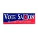 Doctor Who The Master: Vote Saxon Bumper Sticker