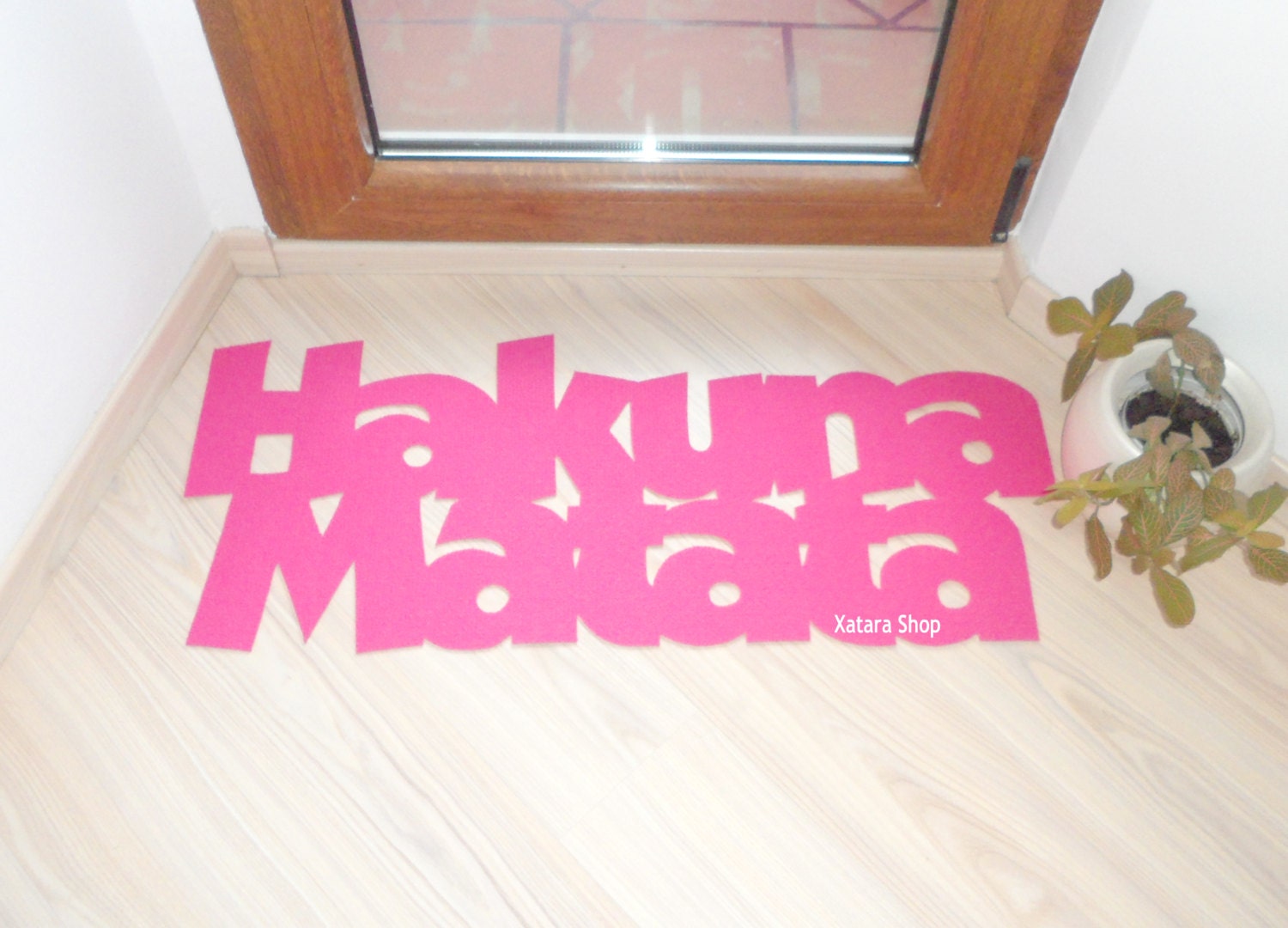 Hakuna Matata doormat. The Lion King. Custom door mat. Possitive message