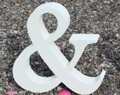 Wooden Ampersand - Free Standing Wooden Letters