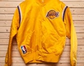 L.A. Lakers Starter Brand Basketball Jacket M
