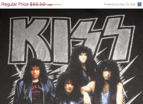 20% OFF KISS Size XL Hot In The Shade 1990