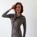 Gray ,Soft Knit shirt , With Long Sleeves