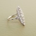 Antique Diamond RIng - Platinum with 21 European Cut Diamonds
