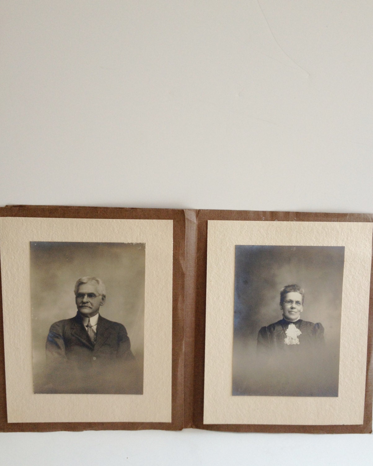 Vintage Civil War era couple photos-set of two