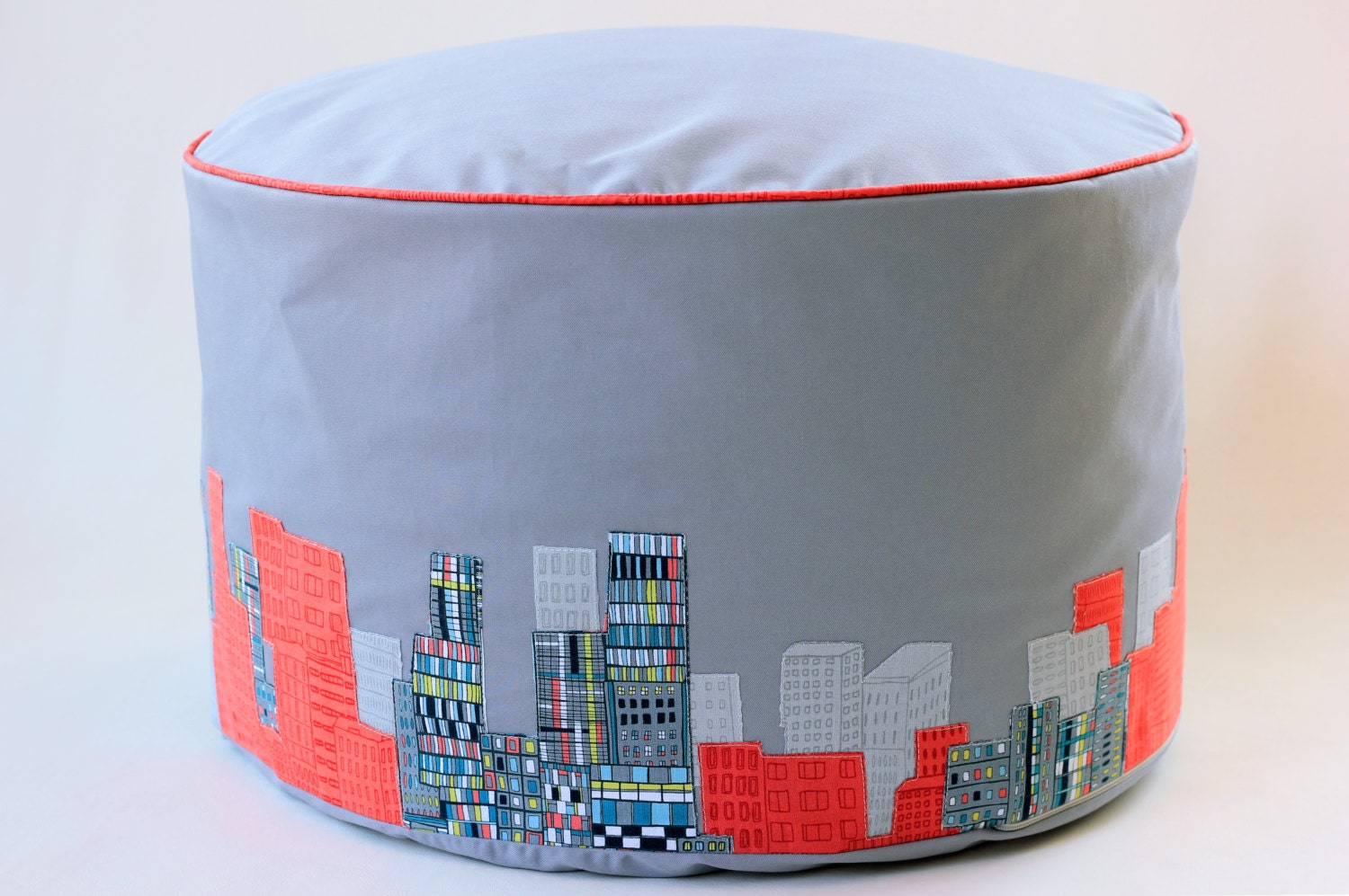 City Heart  - Mini Bean Bag / Foot stool cover