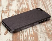 Reconstituted Ebony Wood iPhone 5 Clear Case - FREE Shipping