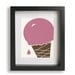 Vivrant Thing / Q Tip - Music Lyric Art Print - wall art, ice cream cone, sweets, pop art, hip hop, gift idea, pink, girls room decor
