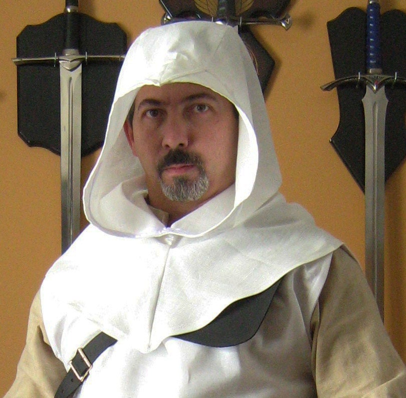 Medieval Celtic Peasant Monk Assassin Creed Hood Style