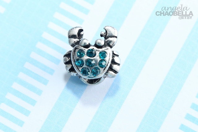 Authentic Under the Sea, crab charm - will fit european charm bracelets