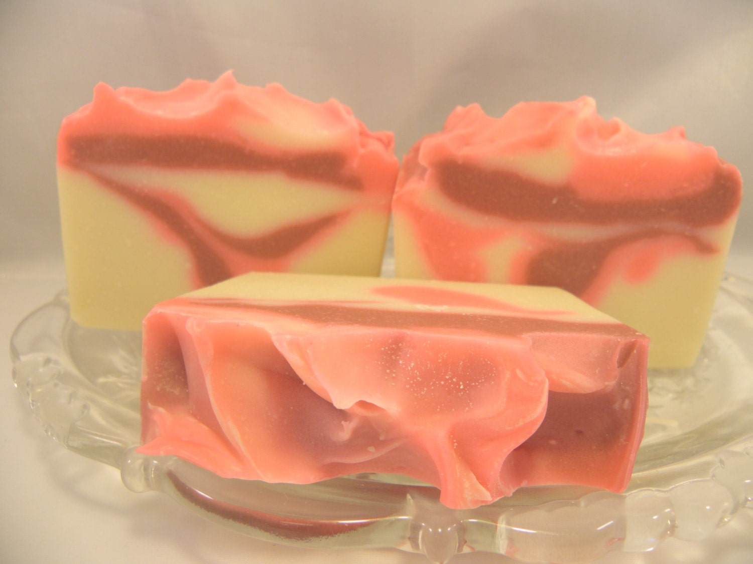 TICKLED PINK...handmade vegan soap...bath and beauty...personal care..skin care...gift ideas for her..for him