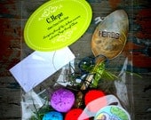Vintage Spoon Garden Marker with Plantable Herb Seed Balls