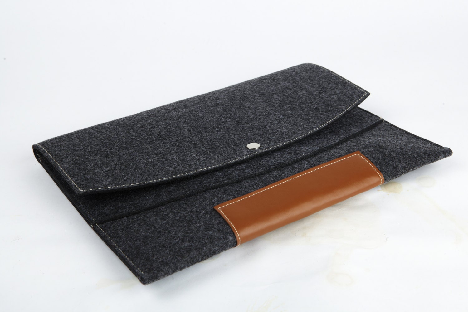 Macbook pro 13 Macbook Sleeve Case  brief Wool Felt Custom Made Felt Case Sleeve Cover Bag With Strap for Macbook