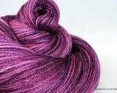 Handpainted lace yarn  - Starfield Lace  "Abell Supercluster" - merino wool / silk / stellina lace weight