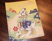 Vintage Walt Disney Productions - Donald Duck Color Image.  Est. C. 1950s -  Nursery Wall Art