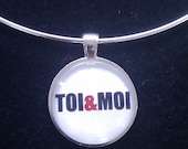 Pop culture necklace: Toi & Moi