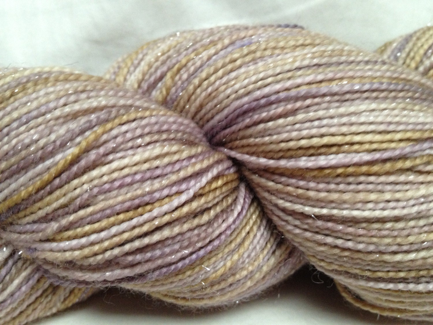 Doctor Who Inspired - Hand-Dyed Sparkle Sock Yarn - Sarah Jane Smith