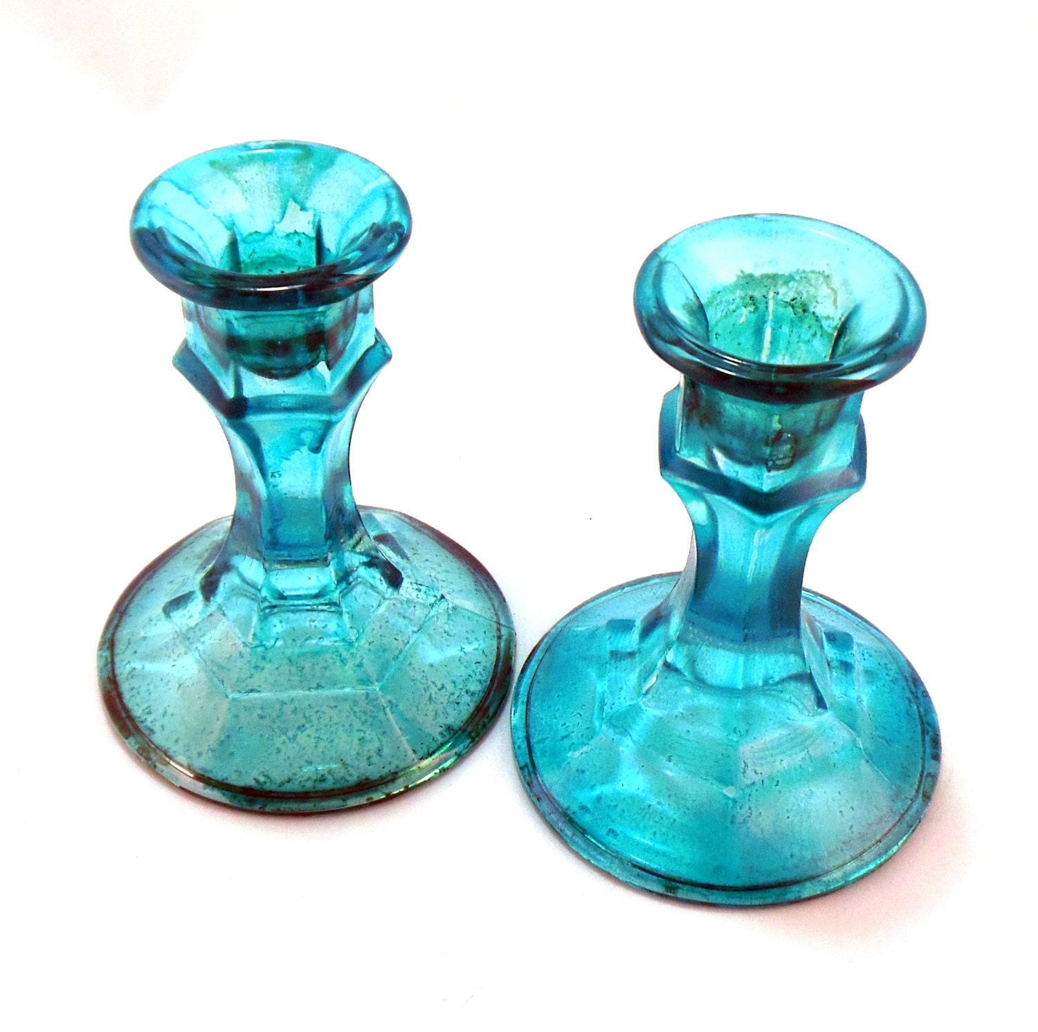 Glass Taper Candle Holders