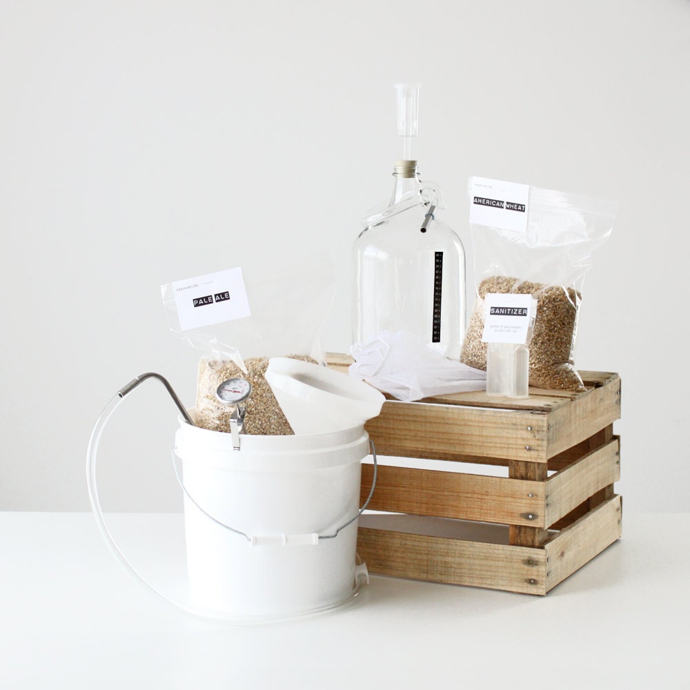 1 Gallon Deluxe Beer Kit with 2 Grain Recipes
