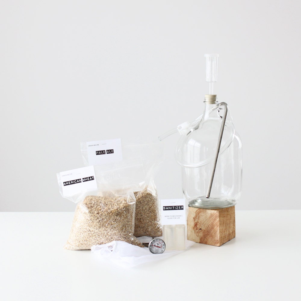 1 Gallon Basic Beer Kit with 2 Grain Recipes