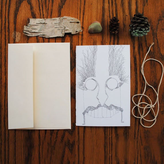 The Macabre Magistrate - Illustrated Greeting Card