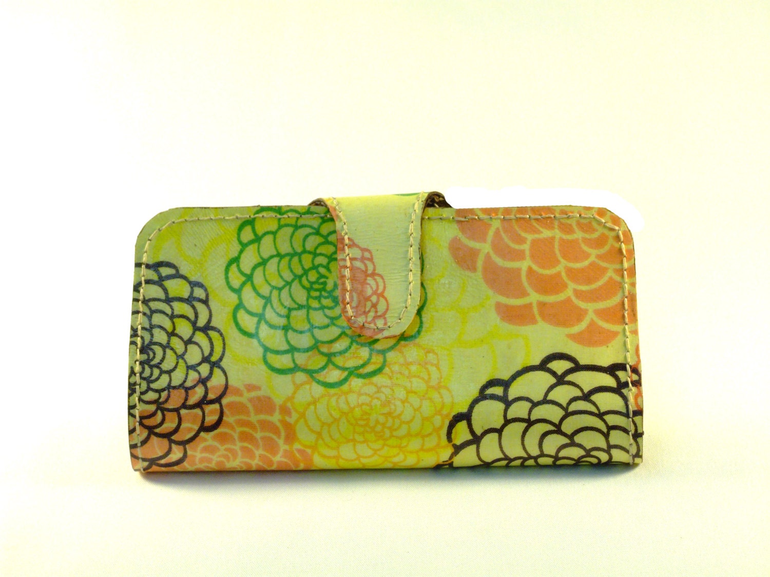 Printed Leather clutch wallet