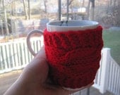 Knit Cup Cozy, Knit Mug Cozy - KMC 1A-1H (8 colors)