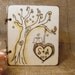 Wedding Guest Book Wood Rustic Chic Wedding Bridal Shower  Anniversary Engagement Personalized