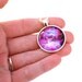 Galaxy Necklace / Pink Nebula Pendant / Galaxy Pendant / Cosmic Necklace