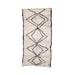 Moroccan BOUCHEROUITE Rug. Mid Century Modern Wall Art. Abstract Painting Rug. White Emerald Beni Ourain Quilt. Danish Pottery Compliment.