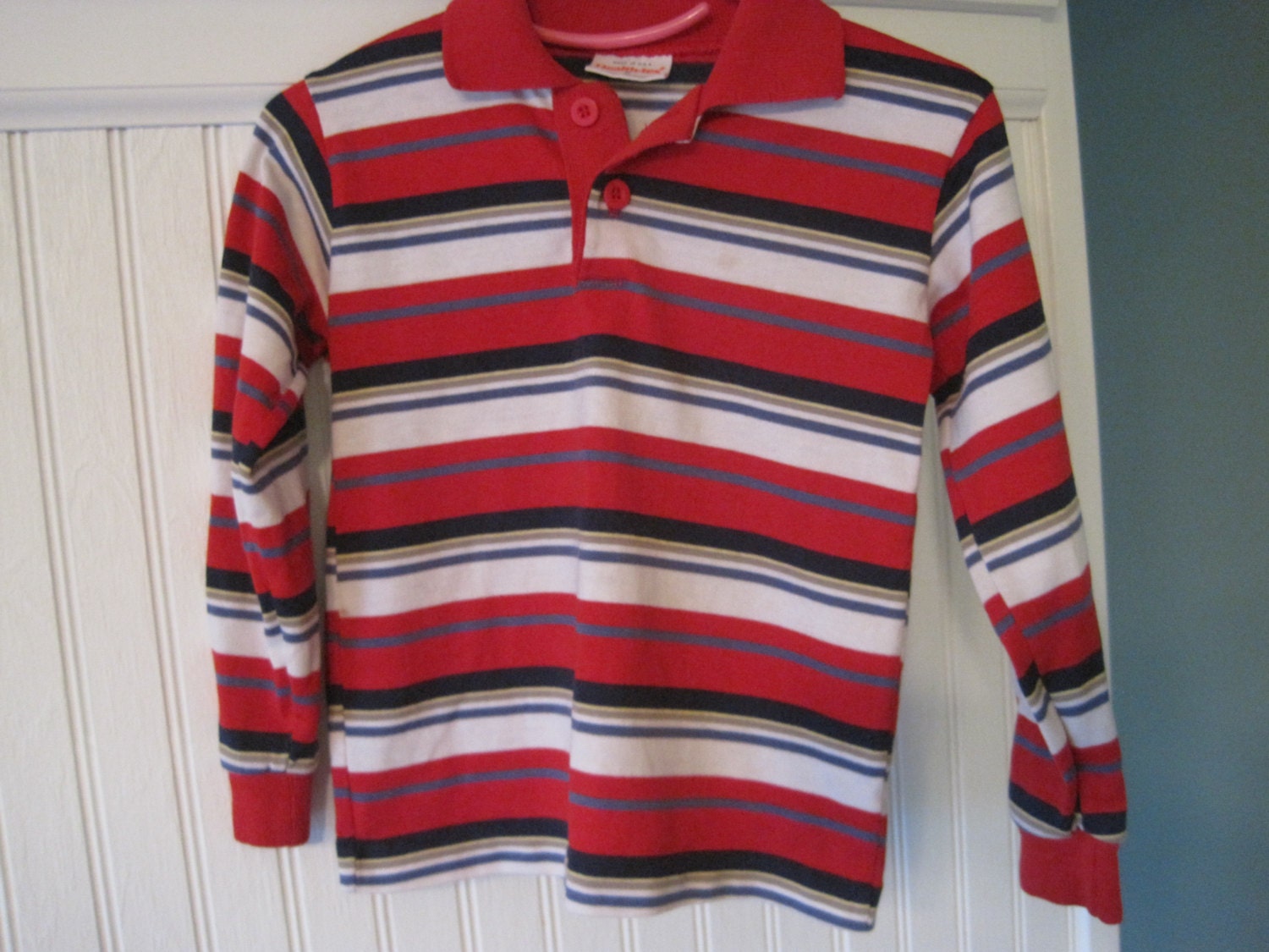 Vintage Healthtex striped shirt, size 6
