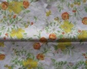Vintage standard size floral pillowcase