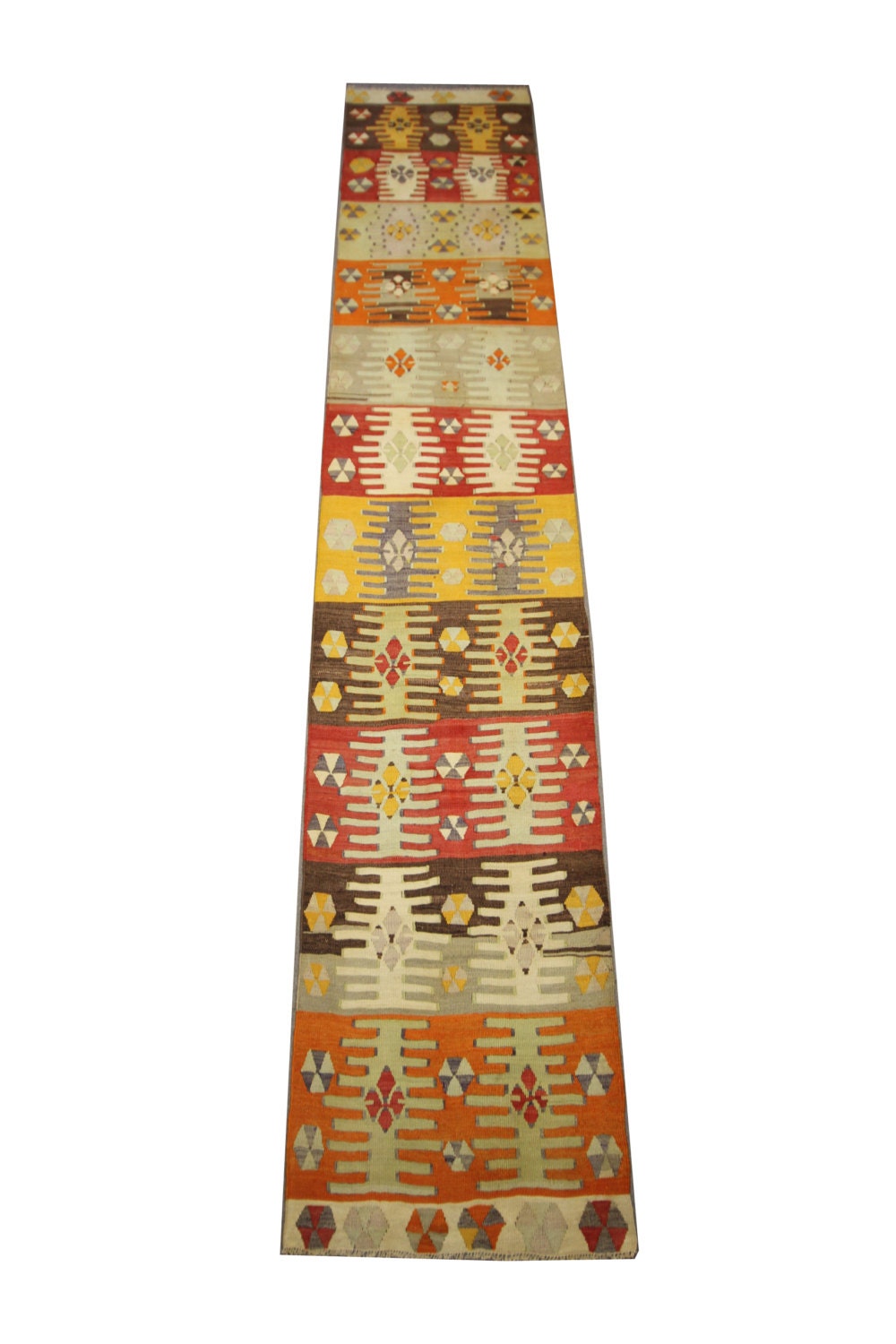 Hand Woven Oriental Turkish Kilim Rug,Home decor,anatolian Rug ,Large size kilim rug , Wool Vintage Tribal Anatolian Runner Kilim -Y