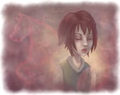 Arya Stark- Fear Cuts Deeper Than Swords- 8.5x11 in Art Print
