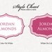 Purple Buffet Labels - PRINTABLE - 8 Elegant (Candy, Dessert, Popcorn, Snack, Ice Cream, Cookie...) Buffet Labels