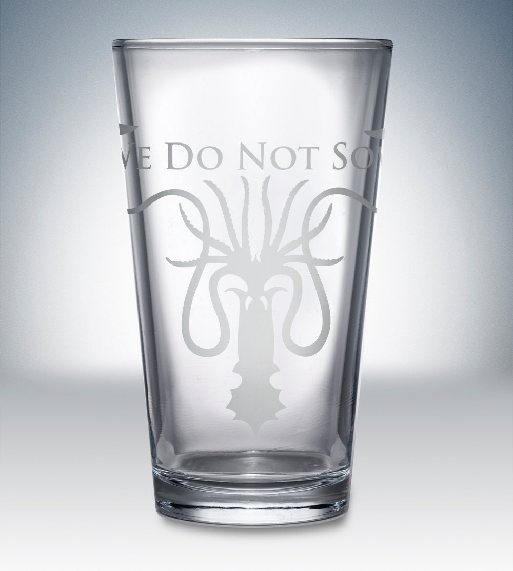 House Greyjoy - Game of Thrones pint glass