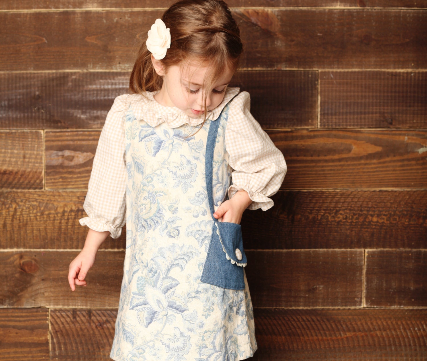 Uptown Girl - Girl's A-Line Dress PDF Pattern. Sewing Pattern for Girls. Sizes 1-10 included