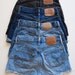 Levi's Plain Cutoff Denim Jean Shorts - Any Size
