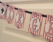 Le Grand Paris - Party Collection - Paper Party Banner - Happy Birthday - Baby Shower - Bridal Shower