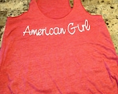 American Girl Racer back tank
