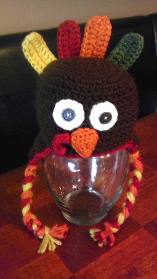 Crochet Turkey Hat