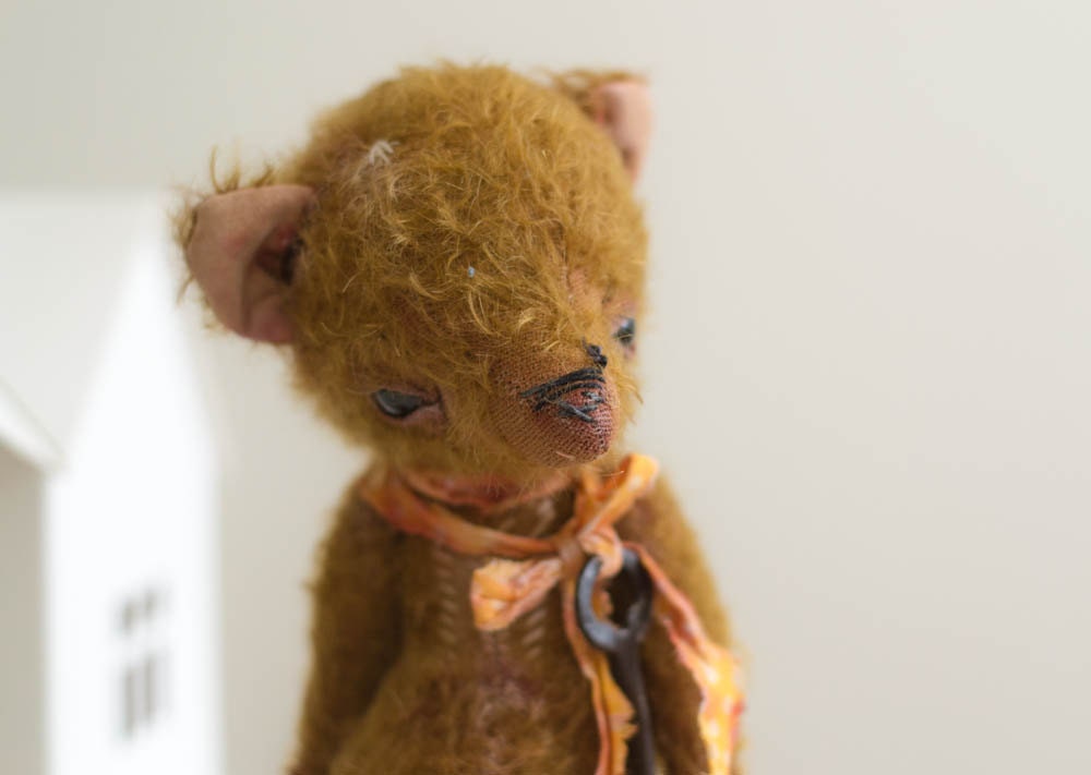 Soft Toy - Fox Sergey - Stuffed Animal - Artist Teddy Bears