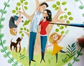 Family Tree - custom family portrait