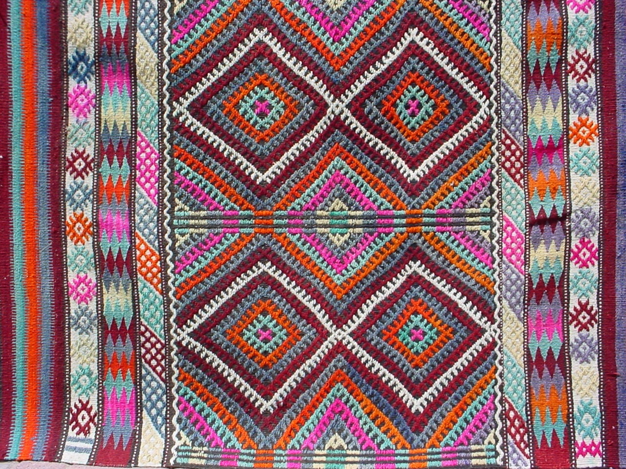 VINTAGE Turkish Kilim Rug Carpet, Handwoven Kilim Rug,Antique Kilim Rug,Decorative Kilim, Natural Wool  37,4" X 56,2"