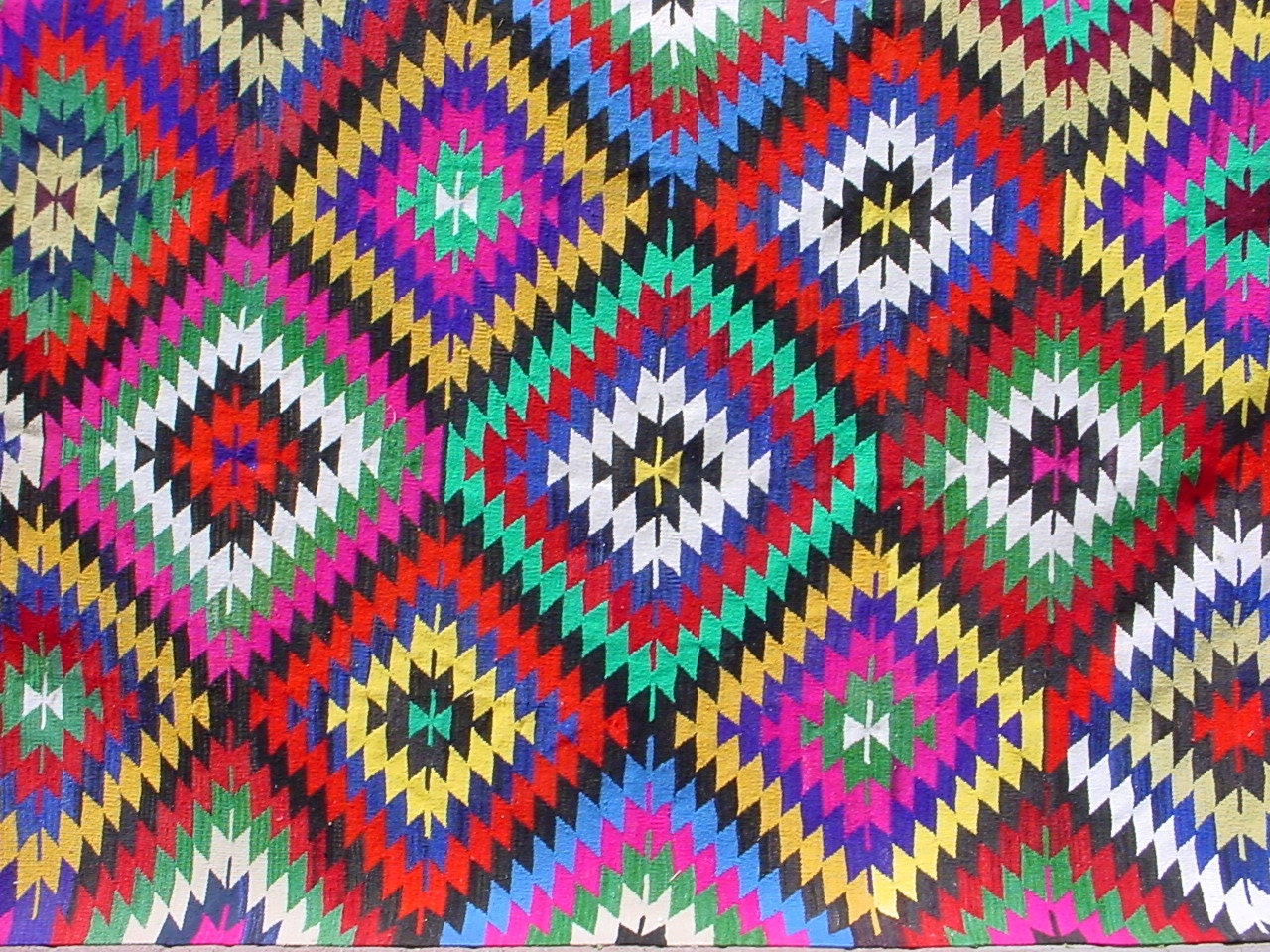 VINTAGE Turkish Kilim Rug Carpet, Handwoven Kilim Rug,Antique Kilim Rug,Decorative Kilim, Natural Wool  67,3" X 122,4"