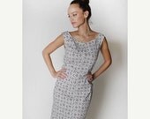 christmas sale / holiday sale / classic blackanf white dress / women dress /  mini dress / elegant dress / evening wear / sexy dress