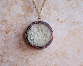 Baby's Breath Terrarium Locket By Heron and Lamb