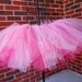 Freya - Pink, White and Hot Pink 3 Layered Tutu - Birthday Tutu - Infant, Toddler, Girls, Teenager and Adult Sizes