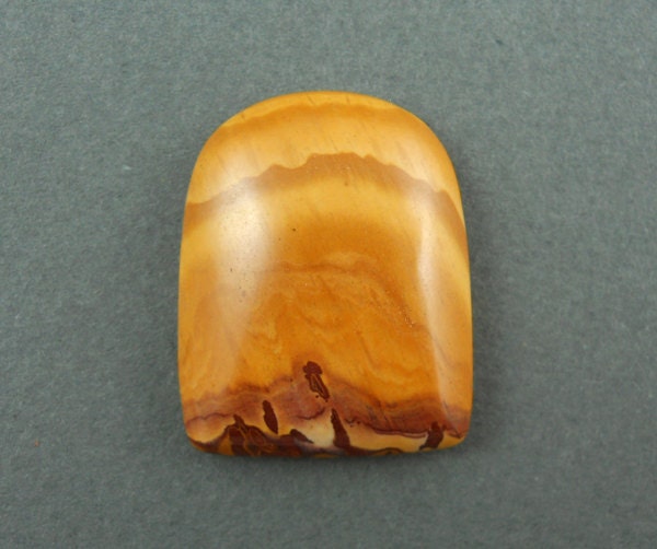 Jasper picasso -  freeform designer cabochon  -  28x22mmx7mm - unique